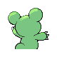 Imagen posterior de Teddiursa variocolor en Pokémon Oro HeartGold y Pokémon Plata SoulSilver