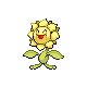 Imagen de Sunflora variocolor macho o hembra en Pokémon Oro HeartGold y Plata SoulSilver