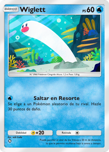 Wiglett (Festival Brillante TCG Pocket) - WikiDex, la enciclopedia Pokémon