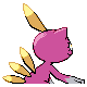 Imagen posterior de Sneasel variocolor macho en Pokémon Diamante y Pokémon Perla