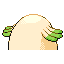 Imagen posterior de Chansey variocolor en Pokémon Rojo Fuego y Pokémon Verde Hoja