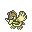Icono animado de Farfetch’d en la tercera, cuarta y quinta generación