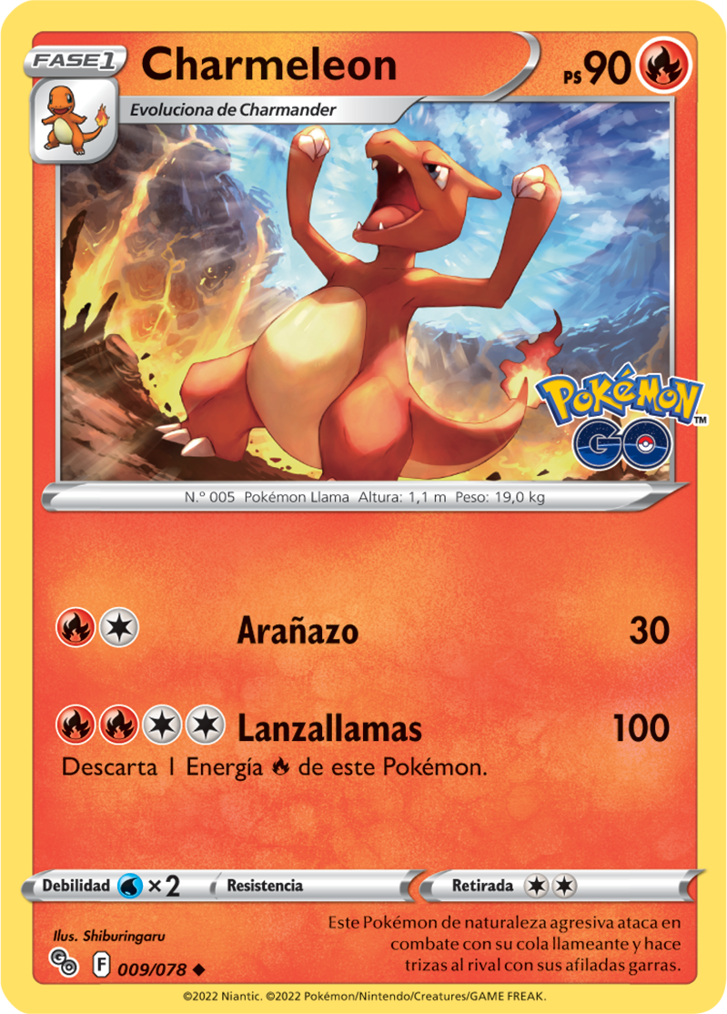 Charmeleon (Pokémon GO TCG) - WikiDex, la enciclopedia Pokémon