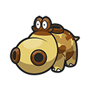 Icono de Hippopotas en Pokémon HOME