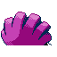 Imagen posterior de Clamperl variocolor en Pokémon Esmeralda
