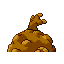 Imagen posterior de Graveler variocolor en Pokémon Esmeralda