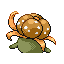 Imagen posterior de Gloom variocolor en Pokémon Rojo Fuego y Pokémon Verde Hoja