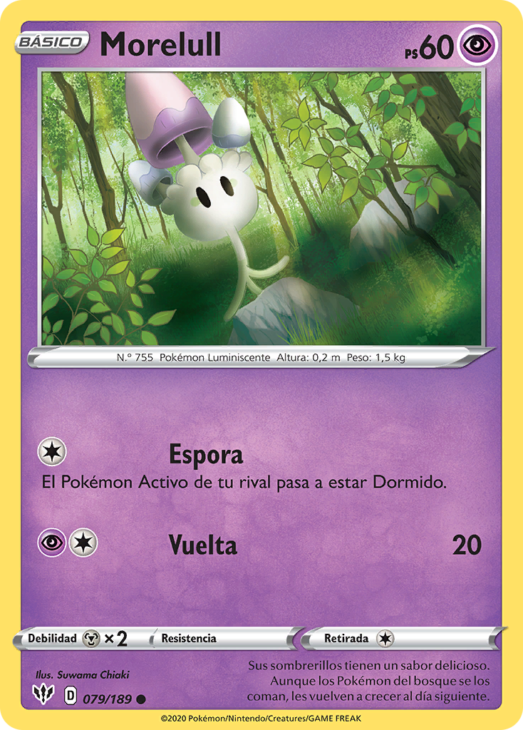 Morelull (Oscuridad Incandescente TCG) WikiDex, la enciclopedia Pokémon