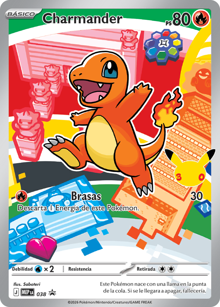 Charmander (ME Promo 38 TCG) - WikiDex, la enciclopedia Pokémon