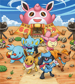 Archivo:Pokémon frente al Pokégremio.png