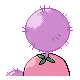 Imagen posterior de Jumpluff variocolor en Pokémon Diamante y Pokémon Perla