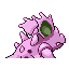 Imagen posterior de Nidorina variocolor en Pokémon Esmeralda