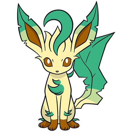 Archivo:Leafeon (dream world) 2.png - WikiDex, la enciclopedia Pokémon