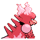 Imagen posterior de Magmar variocolor en Pokémon Platino