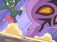 Sneasel vs. Arbok.