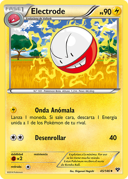 Electrode (XY TCG) WikiDex, la enciclopedia Pokémon
