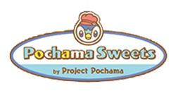 Logotipo de Pochama Sweets.