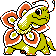 Imagen de Meganium variocolor en Pokémon Oro