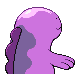 Imagen posterior de Quagsire variocolor hembra en Pokémon Diamante y Pokémon Perla