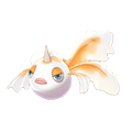 Imagen de Goldeen variocolor macho en Pokémon Diamante Brillante y Pokémon Perla Reluciente