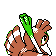 Imagen posterior de Farfetch’d en la segunda generación