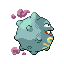 Imagen posterior de Koffing variocolor en Pokémon Rojo Fuego y Pokémon Verde Hoja