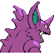 Imagen posterior de Nidoking en Pokémon Diamante y Pokémon Perla