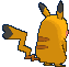 Imagen posterior de Pikachu coqueta variocolor en la sexta generación