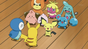 Archivo:EP659 Pikachu y Piplup con los otros Pokemon.jpg
