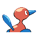 Imagen posterior de Porygon2 en Pokémon Diamante y Pokémon Perla