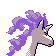 Imagen posterior de Rapidash variocolor en Pokémon Cristal