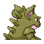 Imagen posterior de Nidoqueen variocolor en Pokémon Rojo Fuego y Pokémon Verde Hoja