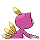 Imagen posterior de Sneasel variocolor hembra en Pokémon Oro HeartGold y Pokémon Plata SoulSilver