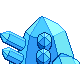 Imagen posterior de Regice variocolor en Pokémon Platino