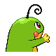 Imagen posterior de Politoed hembra en Pokémon Diamante y Pokémon Perla