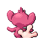 Imagen posterior de Aipom variocolor en Pokémon Rojo Fuego y Pokémon Verde Hoja