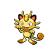 Imagen de Meowth macho o hembra en Pokémon Oro HeartGold y Plata SoulSilver