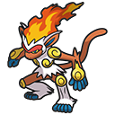 Icono de Infernape en Pokémon HOME