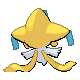 Imagen posterior de Jirachi en Pokémon Diamante y Pokémon Perla