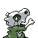 Imagen posterior de Cubone variocolor en Pokémon Cristal