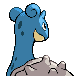 Imagen posterior de Lapras en Pokémon Diamante y Pokémon Perla