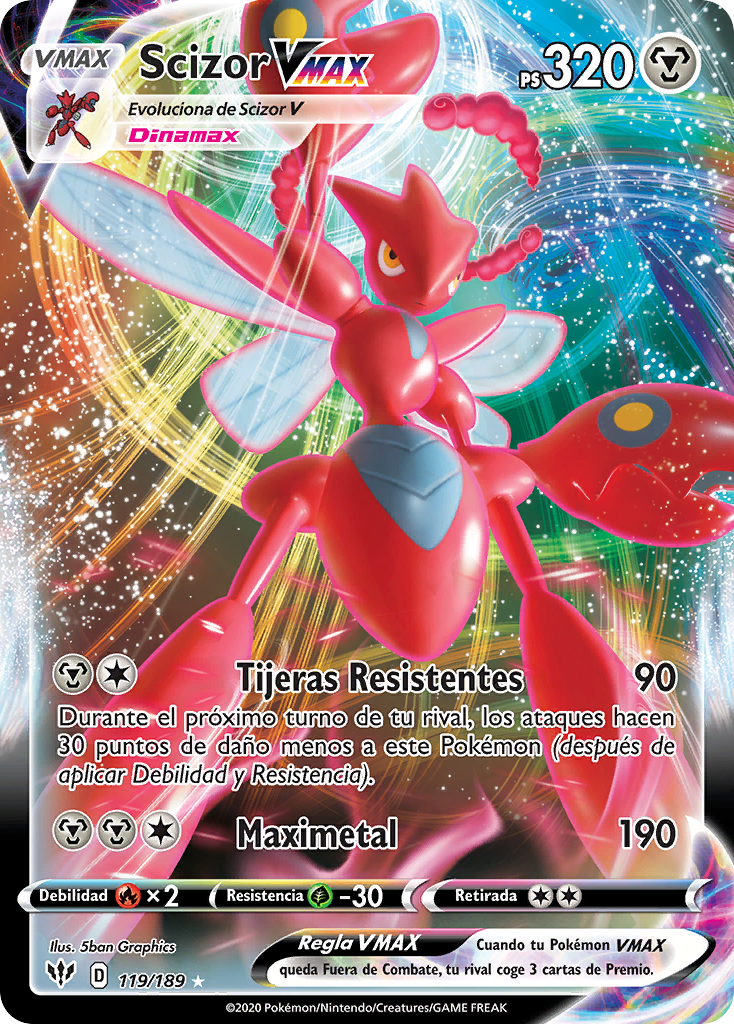 Scizor VMAX HR 113/100 - Carta Pokémon Giapponese (Infinity Zone/S4) - Holo Full Art