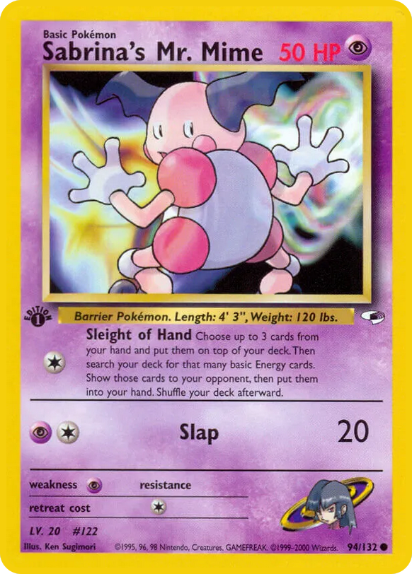 Sabrina's Mr. Mime (Gym Heroes TCG) - WikiDex, la enciclopedia Pokémon