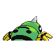 Imagen posterior de Spinarak en Pokémon Diamante y Pokémon Perla