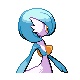 Imagen posterior de Gardevoir variocolor en Pokémon Platino