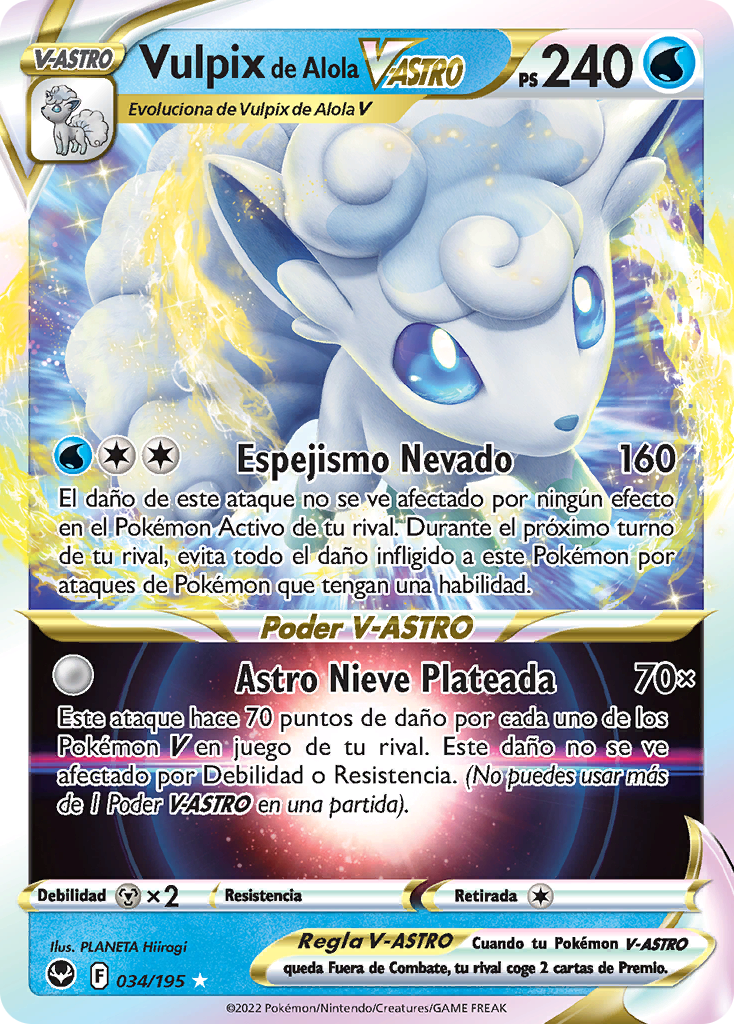 Vulpix De Alola V ASTRO Tempestad Plateada TCG WikiDex La