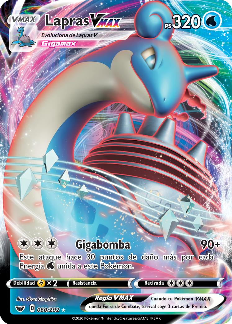 Lapras VMAX Espada Y Escudo TCG WikiDex La Enciclopedia Pok mon