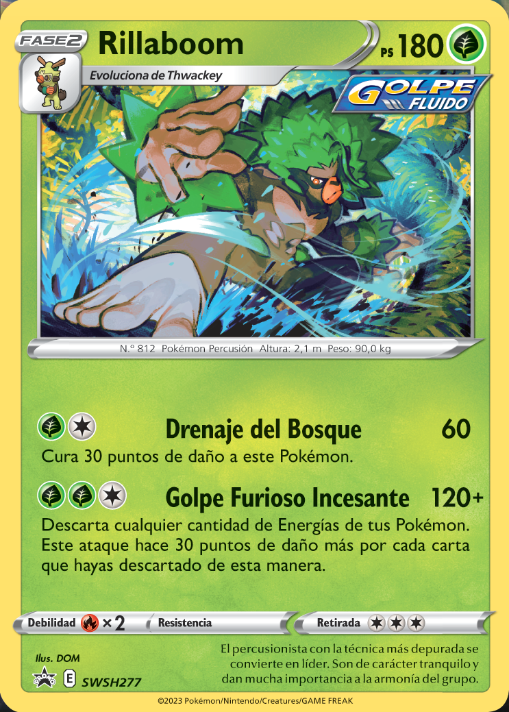 Archivo:Rillaboom (SWSH Promo 277 TCG).png - WikiDex, la enciclopedia ...