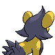 Imagen posterior de Luxio variocolor macho en Pokémon Oro HeartGold y Pokémon Plata SoulSilver
