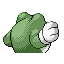 Imagen posterior de Poliwrath variocolor en Pokémon Esmeralda